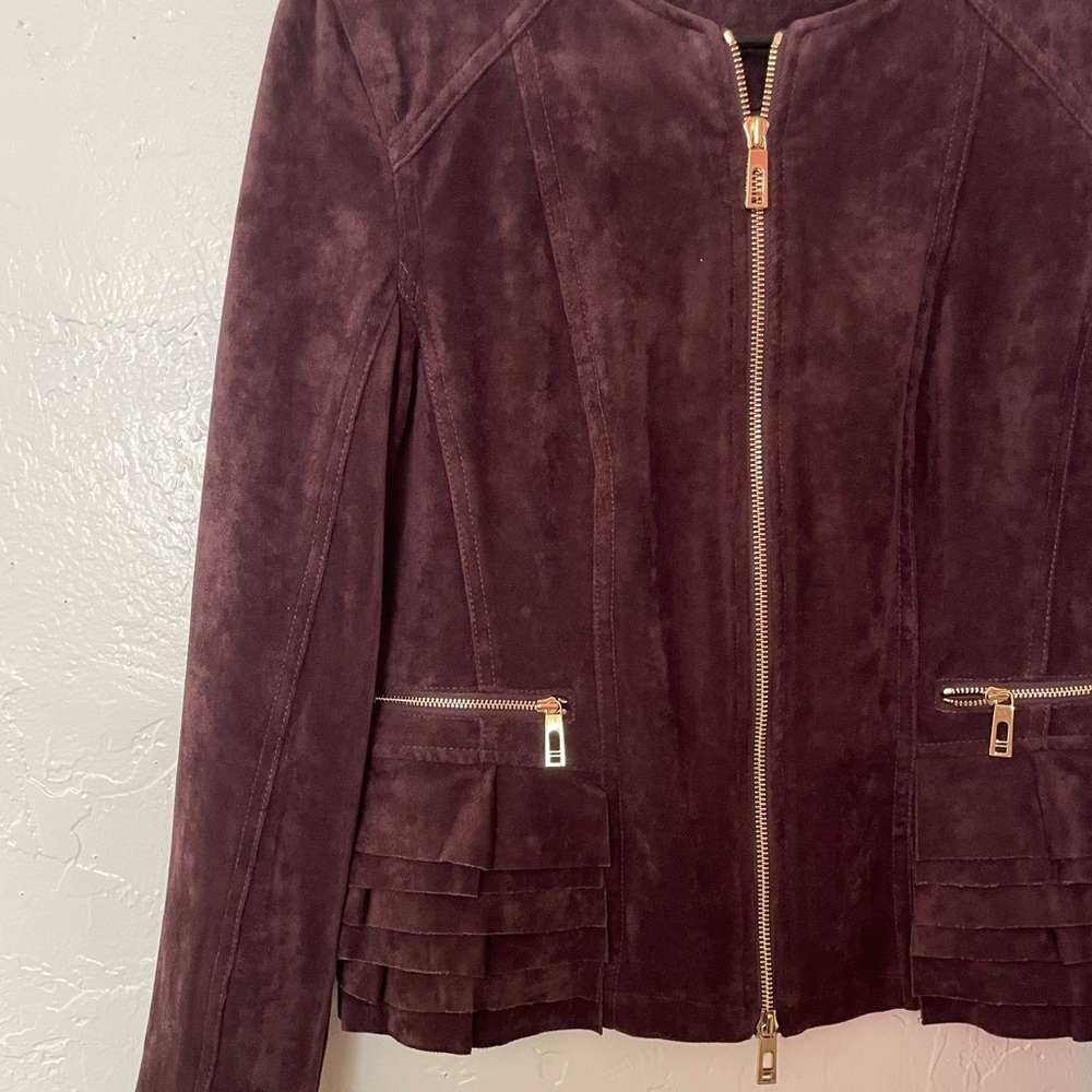 Chocolate Brown Suede Jacket